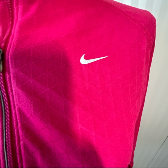 Nike pink Dri-Fit quilted running quarter zip pullover Size XL - Picture 2 of 15